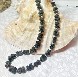 Chunky Tigereye Beaded Necklace